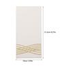 BUGUUYO 25pcs Disposable Wave Lines Pattern Luncheon Napkins Party Paper Napkins for Birthday Graduation Events view 2