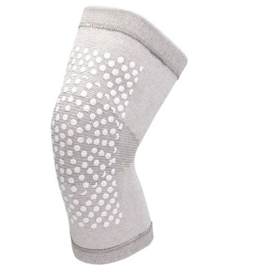 1 PC Reusable Knee & Elbow Brace - Tourmaline Dot Matrix Pain Relief Pad For Arthritis, Joint Recovery & Muscle Support(Light Grey,M)