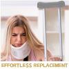 DECORNIJIA 2pairs Replacement Crutch Pads Underarm Padding Cushion Support for Adults Elderly Walking Crutches Pads view 3