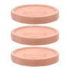 DECOMELODY 3pcs Food-Safe Terracotta Disk Moisture Keeper for Sugar and Crackers, Clay Brown Sugar Saver Softening Stone for Food Storage Containers view 1