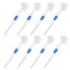 Abaodam 8pcs Soft Retainer Brush Cleaner Double-Sided Professional Small Denture Brushes for Elderly Travel-Friendly view 1