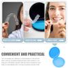 BAZEITFLOW Dust Braces Box Case Case for Retainer Cleaning Box to Straighten Teeth Silicone Pad view 3
