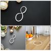 VICASKY 4pcs Leak-Proof Silicone Seal Rings for Lunch Box and Food Container, Airtight Silicone Gaskets with High Elasticity for Meal Prep and Transport to Work, White Replacement view 3