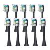 10pcs Replacement Brush Heads Compatible for Xiaomi X3 X5 V1 X3U Soft Bristle Electric Toothbrush(10PCS Pink) view 2