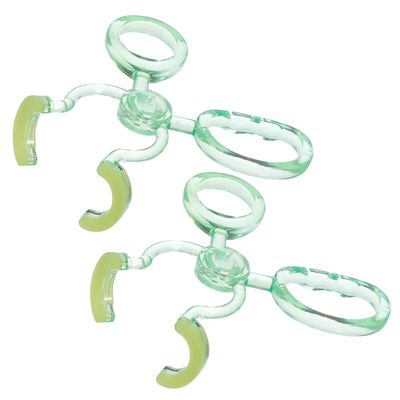 Beaupretty 2pcs Travel Invisible Lens Applicator Tools Small Reusable Lens Wearing Rods and Remover for Secure Clean Insertion Compact Antislip Design for Parties and Holidays