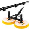 25ft Solar Panel Cleaning Kit - Dual Head Brush & Water Fed Pole, Electric Window Washer Equipment, Mains Powered, Ideal for Home & Professional Use, Easy to Clean Solar Panels view 1