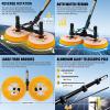 25ft Solar Panel Cleaning Kit - Dual Head Brush & Water Fed Pole, Electric Window Washer Equipment, Mains Powered, Ideal for Home & Professional Use, Easy to Clean Solar Panels view 3