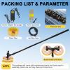 25ft Solar Panel Cleaning Kit - Dual Head Brush & Water Fed Pole, Electric Window Washer Equipment, Mains Powered, Ideal for Home & Professional Use, Easy to Clean Solar Panels view 4