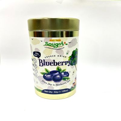 Healthy and Natural Crispy Fruit Snack Vegetarian, Long-Lasting, and Flavorful Treat for Dried Freeze Snack Experience (32g, Blueberry)