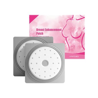 Breast Enhancement Patch, Breast Nourishing Firming Patch, 4 Pieces Bust Firming Patches, Lifting and Firming Breast Pads, Breast Lift Mask, Collagen Breast Enlargement Patches