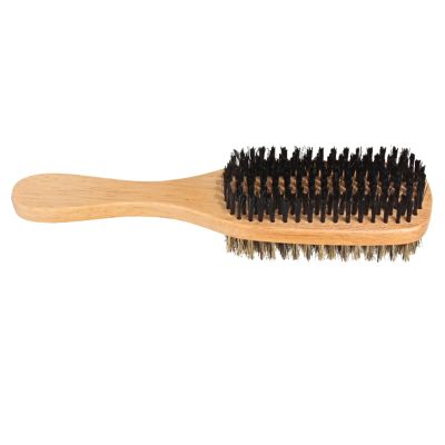 Artibetter Men's Beard Brush with Bristles and Nylon for Grooming and Styling, Creates Creamy Lather, for Use with Shaving Soap, for Daily Beard Care and Maintenance