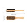 Artibetter Men's Beard Brush with Bristles and Nylon for Grooming and Styling, Creates Creamy Lather, for Use with Shaving Soap, for Daily Beard Care and Maintenance view 4