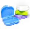 Denture Case 50 Pcs Denture Storage Box Orthodontic Prosthesis Teeth Container Boxes Mouth Guard(50pcs Pruple) view 2