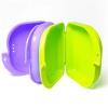 Denture Case 50 Pcs Denture Storage Box Orthodontic Prosthesis Teeth Container Boxes Mouth Guard(50pcs Pruple) view 3