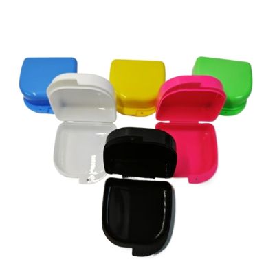 Denture Case 30Pcs Denture Large Retainer Case Tray Box Dental Braces False Teeth Protective(30pcs White)