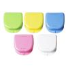 Denture Case 30pcs Dental Retainer Case Denture Storage Box Open Cleaning Orthodontic Tooth Tray(Mixed Color-30pcs) view 1