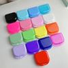 Denture Case 30pcs Retainer Case Mouth Guard Orthodontic Denture Storage Container Air Vent Holes Dental Teeth Box(30pcs Black) view 2