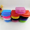 Denture Case 30pcs Retainer Case Mouth Guard Orthodontic Denture Storage Container Air Vent Holes Dental Teeth Box(30pcs Black) view 3
