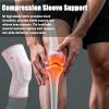 NuVigor Knee Support Brace for Men and Women, Anti Slip Knee Brace with Patella Gel Pads & Side Stabilizers, Compression Sleeve Support for Arthritis Joint Pain Meniscus Tear ACL MCL Running Sports view 4
