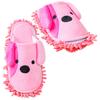 IMIKEYA Mop Slippers and Non-slip Soles Detachable with Chenille Cotton Material Reusable Good Absorbency Practical Home Cleaning Footwear for Indoor Use in Office and Bathroom view 1