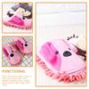 IMIKEYA Mop Slippers and Non-slip Soles Detachable with Chenille Cotton Material Reusable Good Absorbency Practical Home Cleaning Footwear for Indoor Use in Office and Bathroom view 3