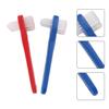 Homoyoyo 2pcs Denture Toothbrush Double-Head Small Brush Head Hard Bristles Oral Blind Area Cleaning Tool for Braces and False Teeth Care with Non-Slip Grip view 4