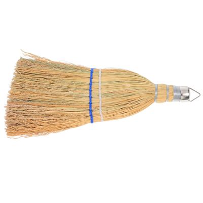 Baluue Handheld Outdoor Whisk Broom for Patio and Garage Cleaning Heavy Duty Straw Brush for Yard, Driveway, and Garden Debris Removal