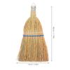 Baluue Handheld Outdoor Whisk Broom for Patio and Garage Cleaning Heavy Duty Straw Brush for Yard, Driveway, and Garden Debris Removal view 2