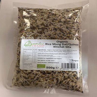 Organic Rice Mung Dal Quinoa Khichidi Khichri Mix 500g