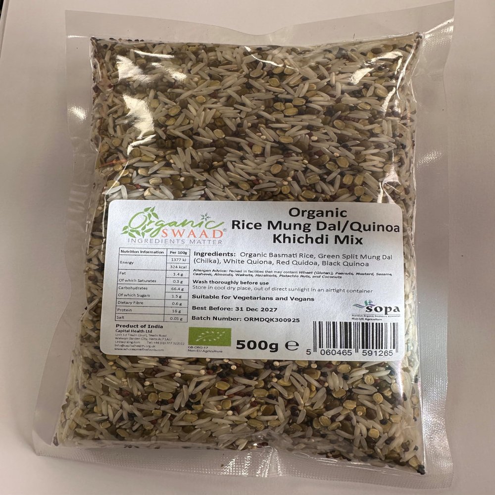 Organic Rice Mung Dal Quinoa Khichidi Khichri Mix 500g