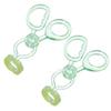 ELAYARD 2pcs Portable Invisible Applicator Tool Light Green with Tweezers for Precise Removal and Insertion Ergonomic Grip Travel Accessories for Daily Eye Wear Use view 1
