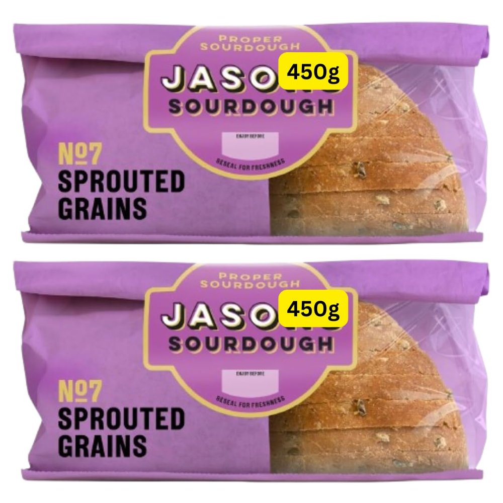 Sprouted Grain Sourdough Jason (2x450g)