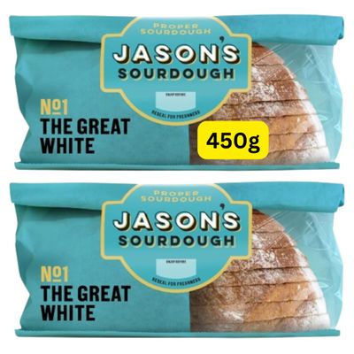The Great White Sourdough Jason 2x450g (2x450g)
