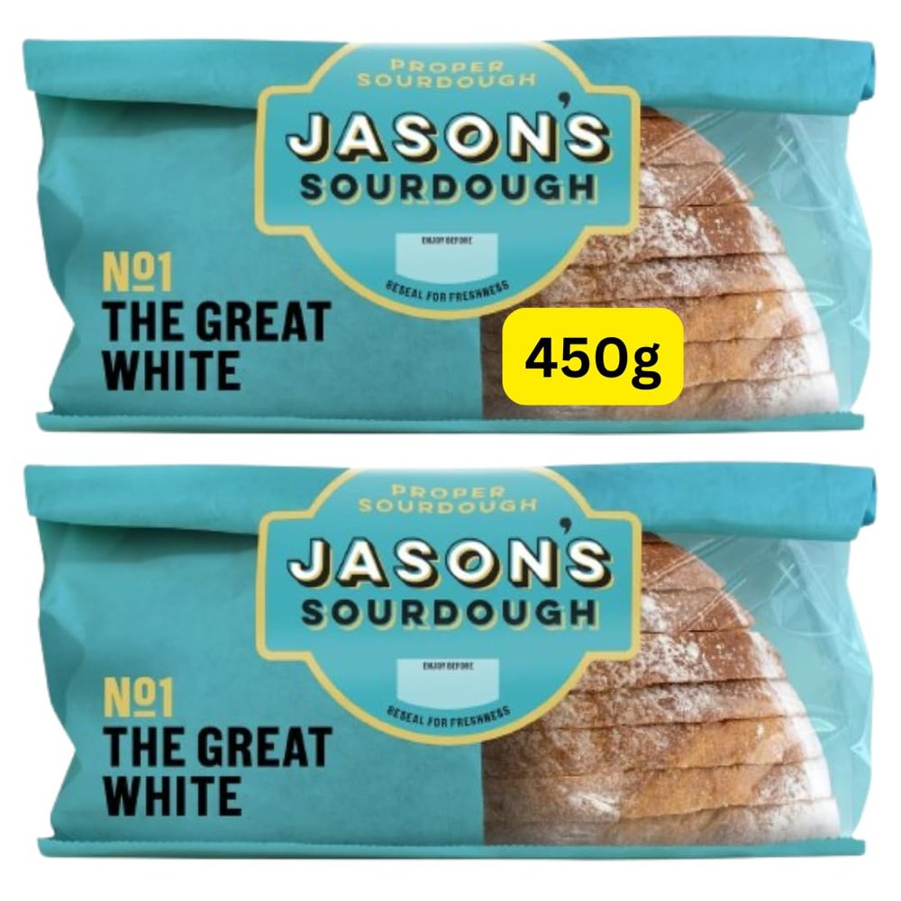 The Great White Sourdough Jason 2x450g (2x450g)