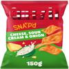 Cheese Sour Cream & Onion Snacks 150g (Pack Of 4) Delicious Tasty Treat Perfect For Sharing With Friends And Family