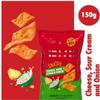 Cheese Sour Cream & Onion Snacks 150g (Pack Of 4) Delicious Tasty Treat Perfect For Sharing With Friends And Family view 2