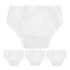 HAMPPLIES 4pcs Diapers Covers for Adults Pull-on Waterproof Diaper Cover Washable Incontinence Underwear Discreet Stylish Appearance Eva Material Rapidly Absorb Moisture Suitable for Allday view 1