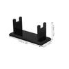 BAZEITFLOW 2pcs Men's Razor Stand Acrylic Holder for Shaving and Brush Organizer Stable Storage for Bathroom Countertop view 2