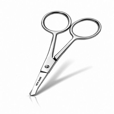 NewMark Nose Hair Scissors Professional Stainless Steel Nose Hair, Moustache Scissor for Men, Women with Rounded Tip for Trimming and Grooming