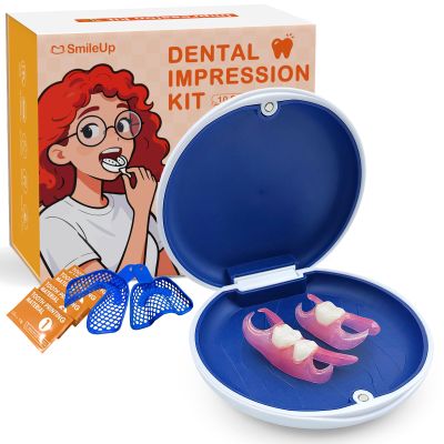 Custom Partial Dentures for Missing Teeth, Removable Dentures for Teeth, Fit Dentures False Teeth, Comfortable Temporary Teeth for Top and Bottom, Easy to Use, Create A Perfect Smile (3 Teeth)