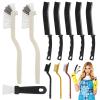 11 pcs Crevice Cleaning Brush Multi-Purpose Hard Bristle Scrub Brushes Cleaning Tool Supplies for Kitchen Sink, Window Track, Tile Line,Teapot,Gap,Cup,Blender, Bathtub Corners Tight Spaces view 1