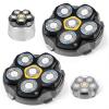 2-Pack 6-Blade Replacement Heads, Compatible with DOAO JoyKoi Solimpia Singphere AEXIRI Head Shaver, Magnetic Attachment Low Noise<36dB Wet & Dry Shaver Head, Easy Clean for Men view 1