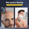 2-Pack 6-Blade Replacement Heads, Compatible with DOAO JoyKoi Solimpia Singphere AEXIRI Head Shaver, Magnetic Attachment Low Noise<36dB Wet & Dry Shaver Head, Easy Clean for Men view 4