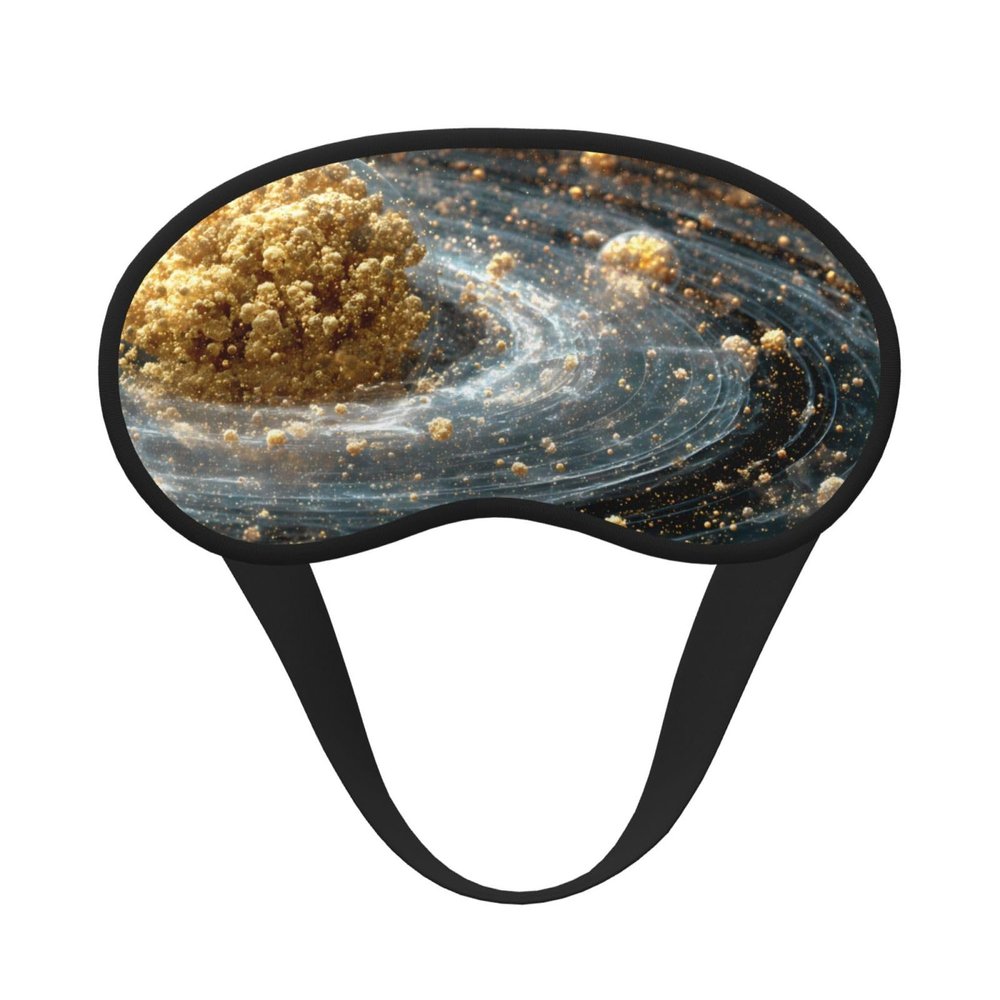 Stellar Ember Blackout Sleep Mask Soft Breathable Eye Cover for Travel Yoga Meditation Camping Use