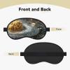 Stellar Ember Blackout Sleep Mask Soft Breathable Eye Cover for Travel Yoga Meditation Camping Use view 2