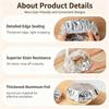 50/100/200Pcs Reusable Aluminum Foil Food Covers, Pop-Up Tin Foil Food Insulation Cover, Kitchen Fresh-Keeping Insulation Film, for Bowls & Dishes (50pcs) view 3
