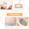 100PCS Castor Oil Pack, Belly Button Patch Set, Castor Oil Patches with Natural Colour Panels, Disposable Self-Adhesive Pads for Tidy, No-Wash Daily Wellness Routines, Suitable for Home or Traveling view 4
