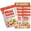 MININOMS Apple Chomps Organic Baby Snacks, for 6+ Months, 20g (8 Pack) view 1