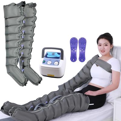 8 Cavity Air Compression Leg Massager for Pain Relief, Improved Circulation, Swelling, Edema, and Muscle Recovery, Electric Pressure Therapy Device