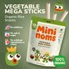 MININOMS Vegetable Mega Sticks Organic Toddler Snacks, 30g (20 Pack) view 2